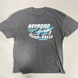 Revroad 23 Rally Oremfest T Shirt Mens XL Heather Gray Graphic Print Crewneck